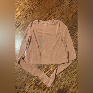 ALO Yoga Pink Mesh Top